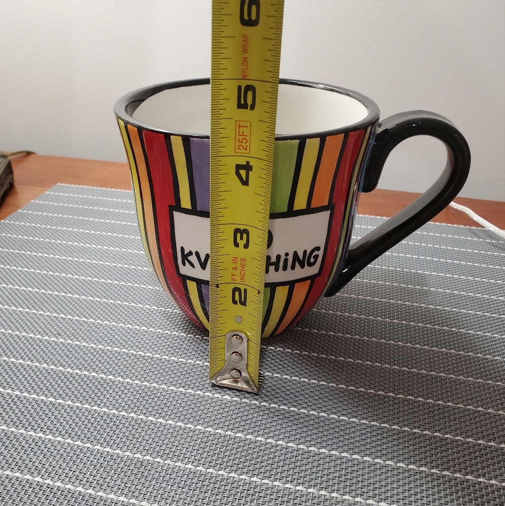 IUC Rainbow coffee mug. - Picture 2 of 3